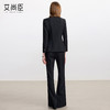 艾尚臣复古西装套装女冬高级感黑色西服两件套优雅主义正装两件套 商品缩略图4