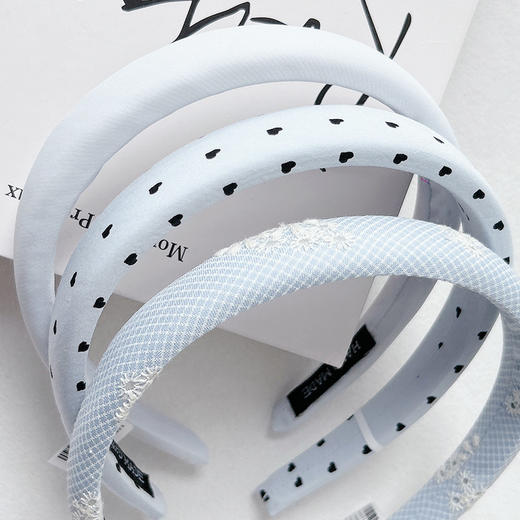 法式蓝色系高级感发箍-纪念日百货门店同款169447174 商品图0