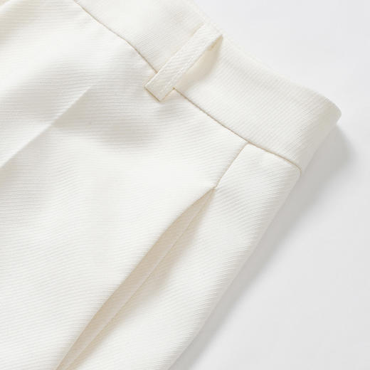 艾尚臣艾气质极简风高腰阔腿裤女通勤西装裤直筒显瘦老钱风商务 商品图4