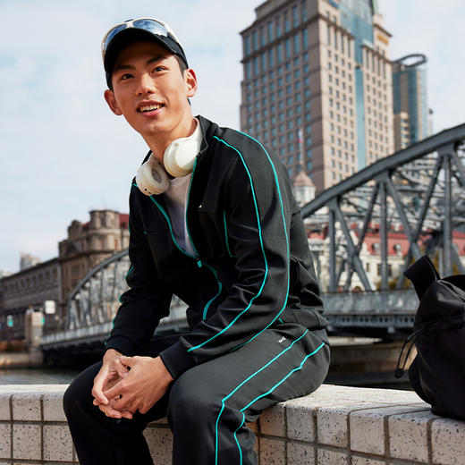 多威新款上衣透气保暖运动休闲男女拉链开衫外套2652163 商品图5