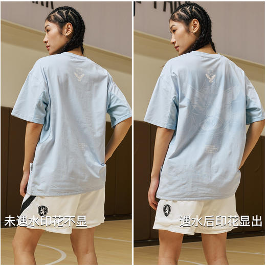 录士LUSHISI摆脱困境速干骑行服吸湿排汗运动短袖遇水显印花t篮球 商品图3