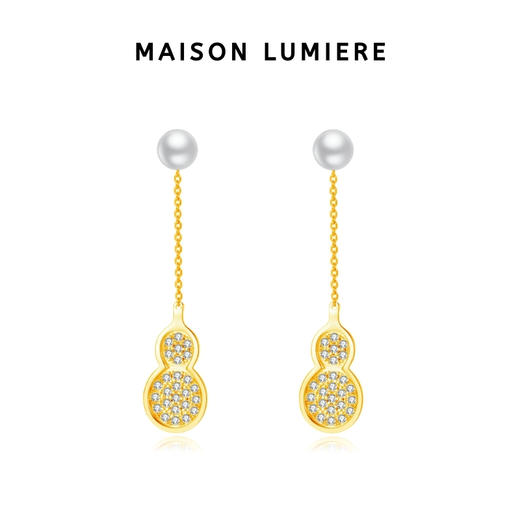 美颂之光 MAISON LUMIERE 小葫芦系列耳饰项链红绳手链 商品图6