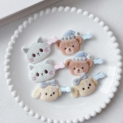 萌趣可爱奶呼呼动物对夹对装发夹-纪念日百货门店同款169096714 商品图4