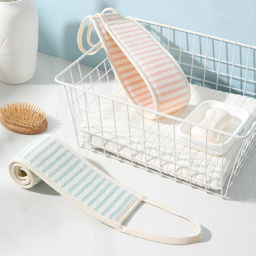 美丽雅 洁净爽肤搓澡巾2只装 商品图3