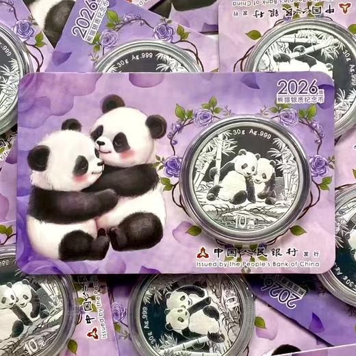 2026熊猫30克银币智能卡！带芯片！限定版！ 商品图3
