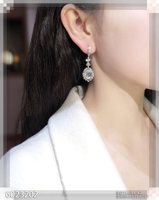 6023202，蛋面耳坠。具体价格微信咨询 商品图4