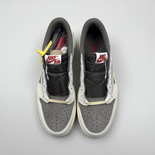 春季特惠💰430 公司级 # Travis Scott x Air Jordan 1 AJ1乔1低帮倒钩 商品图4