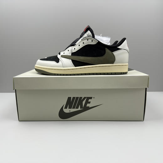 春季特惠💰430 公司级 # Travis Scott x Air Jordan 1 AJ1乔1低帮倒钩 商品图0