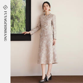 FUYAO扶摇直上 高级感西装套装女轻奢古典风高级感西服两件套春季