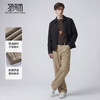 【易打理】圣得西翻领休闲外套男款2026新款春季纯色通勤平整夹克 商品缩略图3