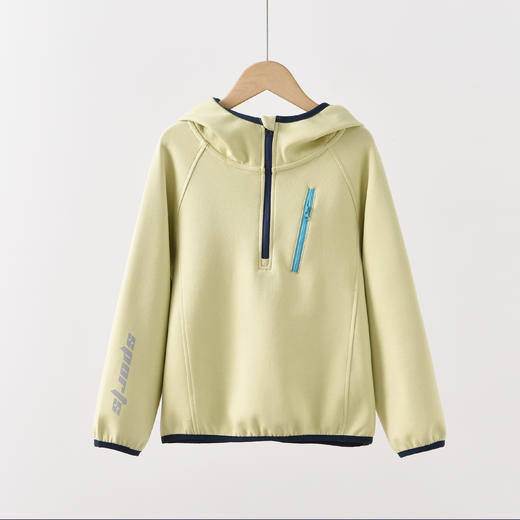 开春带娃撒欢的刚需卫衣终于来啦！【MUBENMI木本木米2608软釉连帽卫衣】舒弹户外连帽卫衣｜拼色拉链+反光设计｜柔滑微弹超百搭✨颜值与实力双在线！👇 商品图7