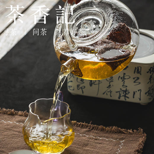 茶香记天马二红柑020六年陈广东新会陈皮核心产区二红皮 圈枝柑 商品图4