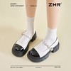 ZHR则则高跟玛丽珍鞋女2026新款春黑白银色法式乐福鞋厚底小皮鞋 商品缩略图8
