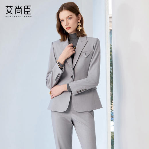 艾尚臣高级感职业套装女秋冬轻熟风通勤穿搭气质职场经理OL工作服 商品图3