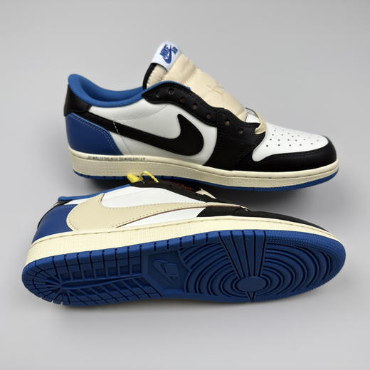 春季特惠💰430 公司级 # Travis Scott x Air Jordan 1 AJ1乔1低帮倒钩 商品图3