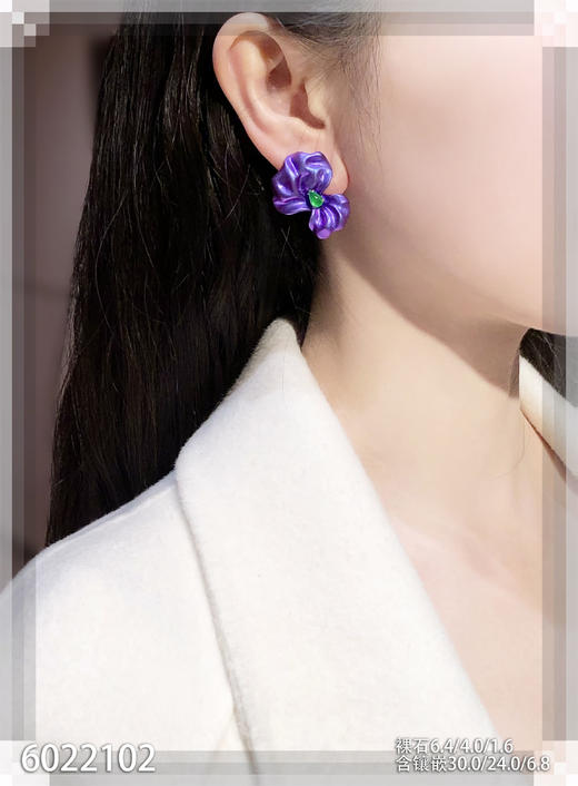 6022102，水滴耳坠。具体价格微信咨询 商品图4