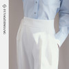 FUYAO扶摇直上 高腰系带直筒裤女轻奢极简风白色垂感老钱风西装裤 商品缩略图2
