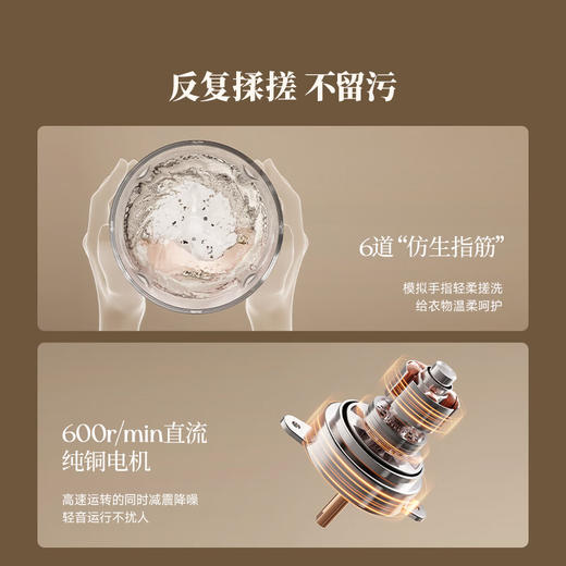 OIDIRE（偶点）便携式洗衣机 内衣洗衣机 内裤洗衣机洗袜子专用洗衣机迷你洗衣机小型洗袜子机神器洗衣杯智能 智能款【双桶切换不串染】 商品图2