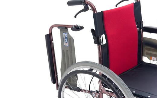 日本MIKI轮椅轻便折叠小型旅游代步车超轻便携老人轮椅 商品图1