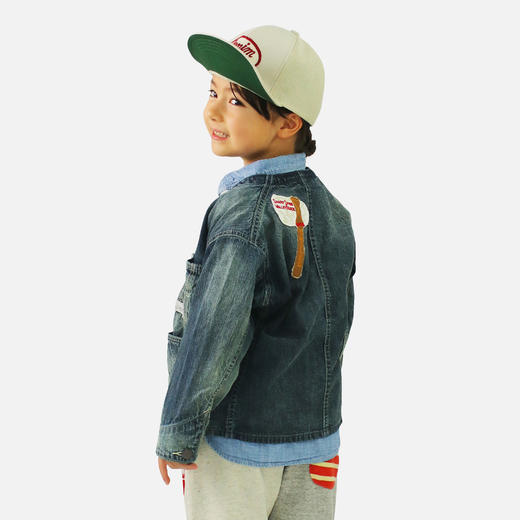 DD日本童装DENIM DUNGAREExSNOOPY 26春夏史努比限定复古工装衬衫 商品图4