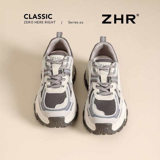 ZHR则则厚底7cm超轻老爹鞋女2026春秋季小个子增高休闲鞋透气运动鞋 商品图7