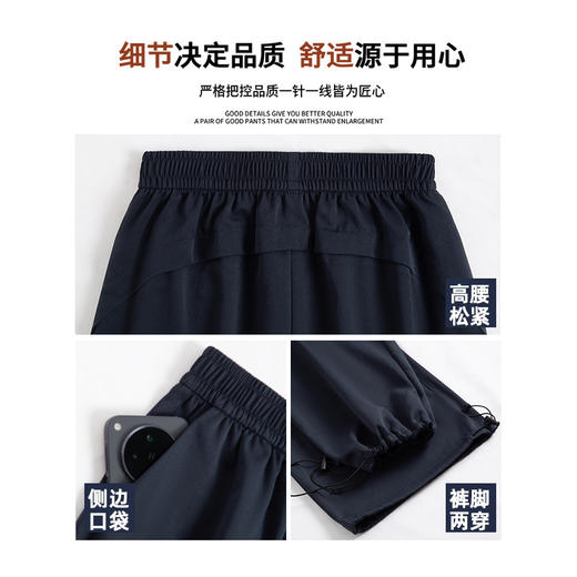 【YW】无忧购美式速干工装裤女春季新款直筒宽松小个子休闲阔腿运动裤 Z609/Z610/Z611（截单后3-5天发货) 商品图4