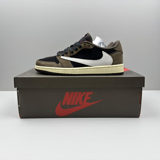 春季特惠💰430 公司级 # Travis Scott x Air Jordan 1 AJ1乔1低帮倒钩 商品图0