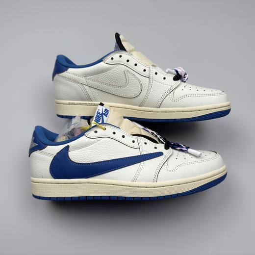 春季特惠💰430 公司级 # Travis Scott x Air Jordan 1 AJ1乔1低帮倒钩 商品图7