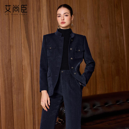 艾尚臣老钱风西装套装女春季轻奢通勤职业装两件套高级感修身显瘦 商品图1