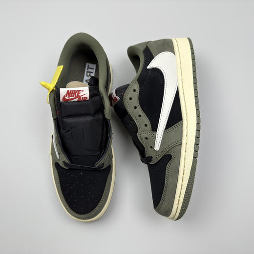春季特惠💰430 公司级 # Travis Scott x Air Jordan 1 AJ1乔1低帮倒钩 商品图5