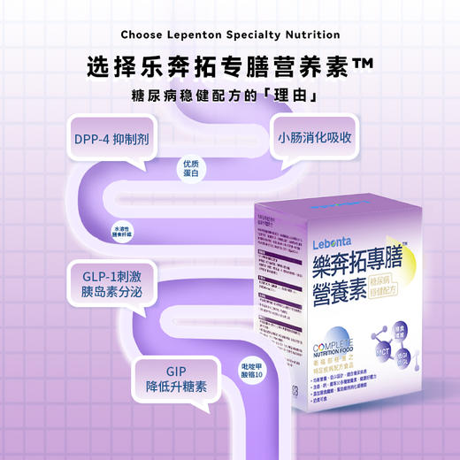 4月10日起发货-乐奔拓专膳营养素稳健配方稳定血糖代谢蛋白质多种维生素膳食纤维 商品图4