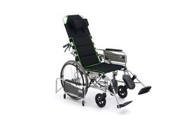 日本MIKI轮椅轻便折叠坐高扶手可调多功能老人专用代步轮椅