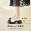 ZHR则则高跟玛丽珍鞋女2026新款春黑白银色法式乐福鞋厚底小皮鞋 商品缩略图4