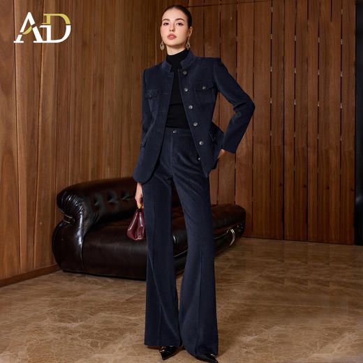 AD高端品牌立领西装套装女春季2026新款高级感老钱风正式场合穿搭 商品图4