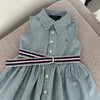 点此购买 拉夫夏季女童水洗无袖收腰牛仔连衣裙 md 340887 商品缩略图10
