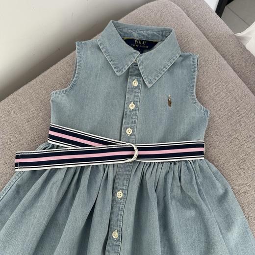 点此购买 拉夫夏季女童水洗无袖收腰牛仔连衣裙 md 340887 商品图10
