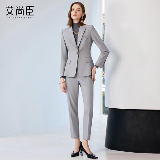 艾尚臣高级感职业套装女秋冬轻熟风通勤穿搭气质职场经理OL工作服 商品图1