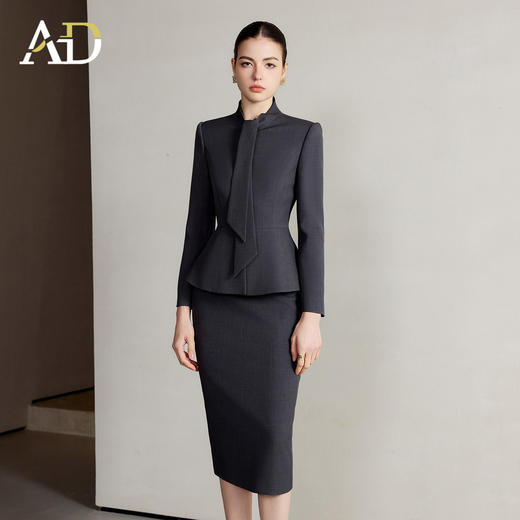 AD高级感西装套装女春秋季2026新款设计感正式场合职场穿搭一整套 商品图2