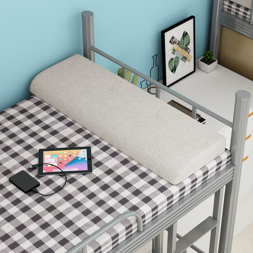 【宿舍单人床靠背❗升级绑带卡扣设计】大学生宿舍床头靠垫寝室上下铺单人床上靠枕床头垫上铺靠背神器。rg 商品图3