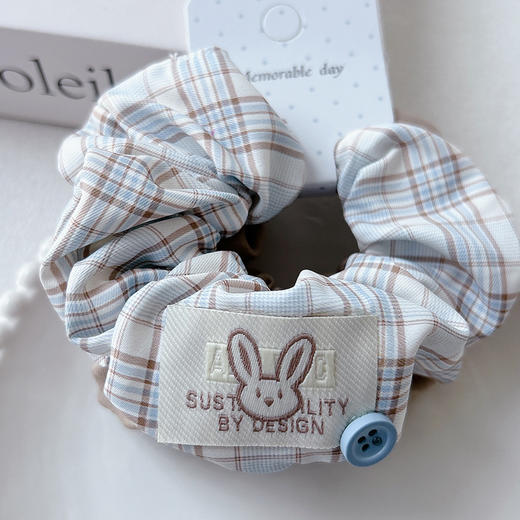 韩系少女海盐蓝色元素对装发圈-纪念日百货门店同款169256722 商品图2