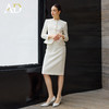 AD2026年春季职业套装通勤长袖半身裙两件套高档工作服西装套装裙 商品缩略图2