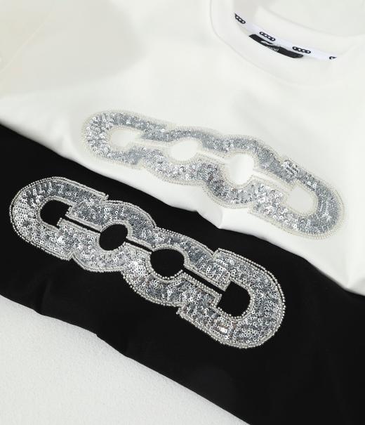 点此购买 GOODBRAND春秋季男女款地图亮片轻奢时尚纯棉长袖卫衣 md 340891 商品图10