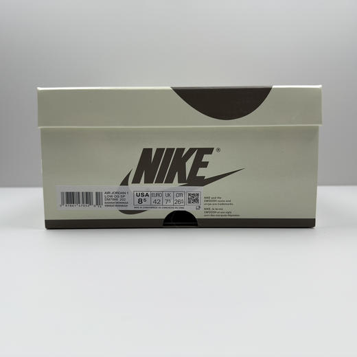 春季特惠💰430 公司级 # Travis Scott x Air Jordan 1 AJ1乔1低帮倒钩 商品图8