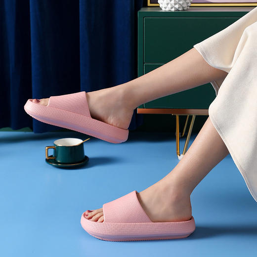 踩屎感拖鞋家居浴室拖鞋 家用批发夏季加厚底拖鞋男女EVA拖鞋防滑 商品图2