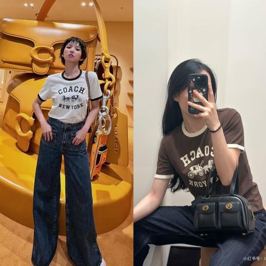 点此购买 蔻驰春夏季男女款短袖T恤合集 ye 340855 商品图7