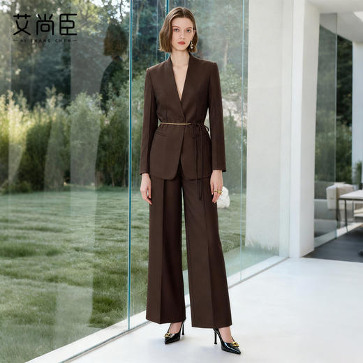 艾尚臣高端西装套装女收腰高级感西服职业装职场通勤穿搭正装秋冬 商品图0