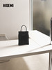 HIDEMI BookBag系列设计感极简羊皮纯色磁吸扣休闲手拎包 商品缩略图2