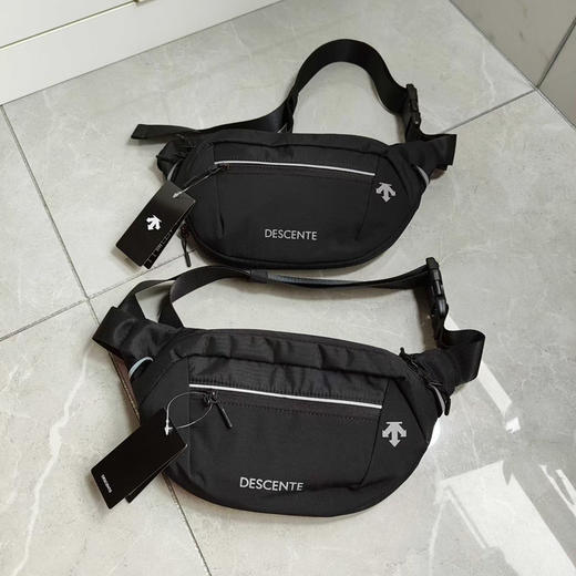 韩单迪桑特运动休闲腰包 腰包，可胸包 颜色 :黑色  
尺寸34*16*7 商品图0