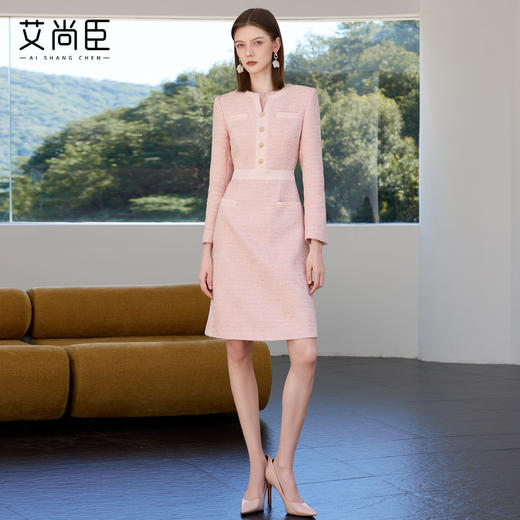 【春色满园】法式小香风连衣裙女优雅通勤裙子高级感名媛气质女装 商品图3