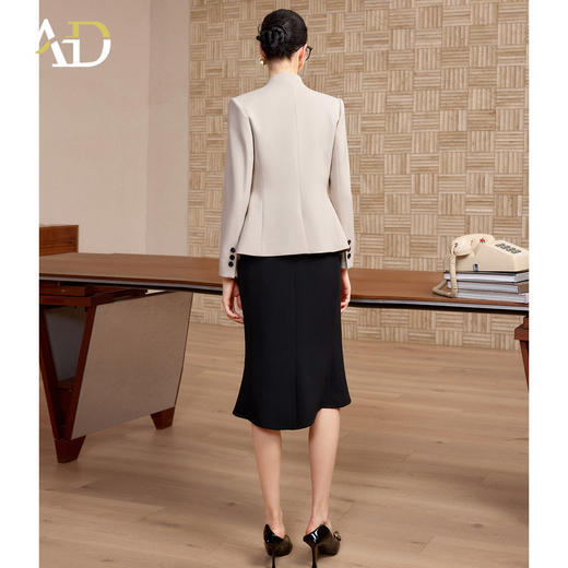 AD高端精致西装套装女春2026新款爆款高级感职场穿搭连衣裙两件套 商品图4